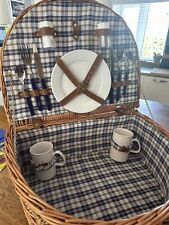 Wicker picnic hamper for sale  NESTON