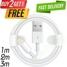 For Apple iPhone 13 12 11 X XR 6 7 iPad Long 2m 3m Fast Charging Data Cable Lead for sale  LONDON