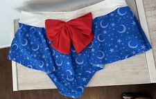 Hot Topic Sailor Moon Cosplay Falda Fondos de Nadar Nuevos con Etiquetas Talla XL Rojo Blanco Azul segunda mano  Embacar hacia Argentina