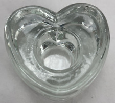 Clear glass heart for sale  Farmingdale