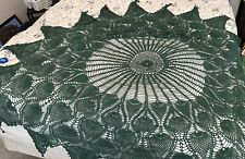 Green tablecloth round for sale  Saint Paul