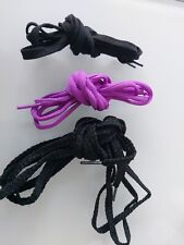 Shoe laces black for sale  BOURNE