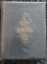 Antique Illustrated  Family Bible  for sale  Shipping to South Africa