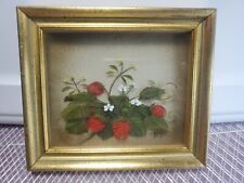 Edmond J. Nogar Original Oil Painting On Plate Glass STRAWBERRIES, used for sale  Shipping to South Africa