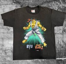 Camiseta vintage 1992 muy rara de Ryu Street Fighter 2 promoción punta única segunda mano  Embacar hacia Argentina