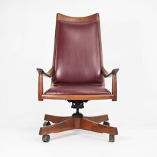 1970s Solid Walnut & Studio Craft Desk Chair by John Nyquist made in California for sale  Shipping to South Africa
