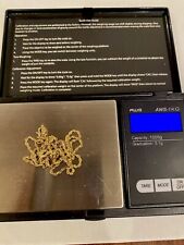 Corrente de corda de ouro amarelo 10k 24” 2mm 4,1 gramas ZCI comprar usado  Enviando para Brazil
