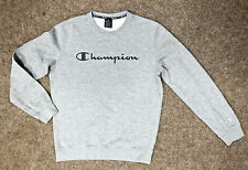 Champion grey logo sweatshirt, size M, genuine, designer, VGC, free p&P myynnissä  Leverans till Finland