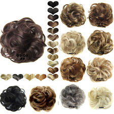 Womens Girls Messy Hair Scrunchie Natural Easy Bun Hair Piece Up Do Extension UK for sale  Shipping to South Africa
