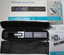 CAJA ABIERTA IRIScan Book 5 Wifi Inalámbrico Portátil Escáner de Página Completa Windows Mac 4 GB segunda mano  Embacar hacia Argentina