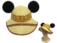 Chapéu pith safári parques da Disney orelhas de Mickey palha adulto tamanho único Magic Kingdom, usado comprar usado  Enviando para Brazil