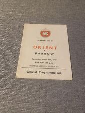 5.4.1969. orient barrow for sale  WORTHING