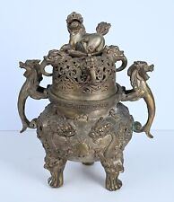 Chinese bronze censer for sale  Fontana