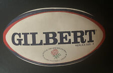 Vintage Gilbert England Rugby Ball Official Replica Ball Size 5 Sports - Read for sale  Shipping to South Africa