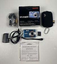 Accesorios para cámara digital con pantalla táctil Sanyo VPC-E1500TP 14,0 MP cargador azul, usado segunda mano  Embacar hacia Argentina