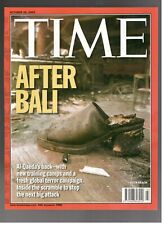 After Bali Indonezja Cover 2002 Time 1 strona Oryginalna Kuta Attack Al-Kaida na sprzedaż  Wysyłka do Poland