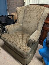 Armchair soft olive for sale  POOLE
