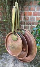 antique copper pans for sale  BRISTOL