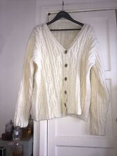 Vintage aran cardigan for sale  Shipping to Ireland