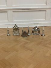 Lote de relojes y candelabros de peltre miniatura para casa de muñecas NOS "Vico Mfg"---de colección--- segunda mano  Embacar hacia Argentina