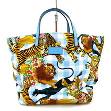 Brukt, Gucci Tote Bag  Blue Canvas 2222430 til salgs  Frakt til Norway