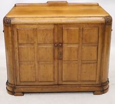 Art Deco Oak Sideboard Panelled Cupboard Doors & Side Cupboards FREE UK Delivery for sale  Shipping to South Africa