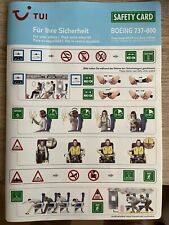 Safety card tui gebraucht kaufen  Gelsenkirchen
