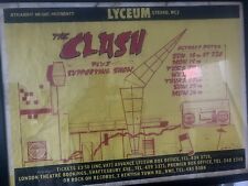 Framed clash poster for sale  CANVEY ISLAND