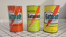 Tres latas vacías vintage de acero/aluminio Gatorade limón-lima, naranja, cítricos segunda mano  Embacar hacia Argentina