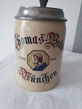 Bierkrug zinndeckel thomas gebraucht kaufen  Rodgau