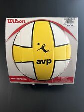 Réplica oficial de bola de vôlei Wilson amarelo e branco AVP Pro Beach H4670 comprar usado  Enviando para Brazil