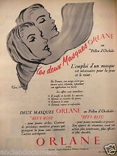 Publicité 1957 masques d'occasion  Compiègne