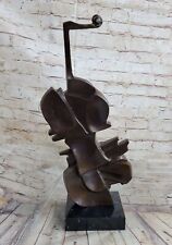 Arte Moderno Abstracto de Salvador Dalí Músico de Violonchelo Trofeo Estatua de Bronce, usado segunda mano  Embacar hacia Mexico