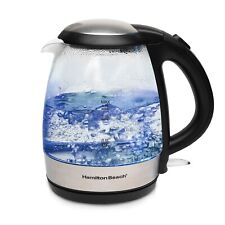 Hamilton Beach Glass Electric Tea Kettle, Water Boiler & Heater 1.2 L Open Box for sale  Shipping to South Africa