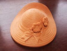 A Terracotta Wall Pocket / Planter Straw Hat Shape for sale  Shipping to South Africa