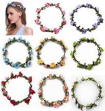 Flower garland headband for sale  MANCHESTER