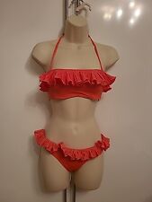 Pink ruffle bikini for sale  MANCHESTER