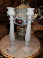 Coppia candelabri shabby usato  Torchiarolo