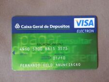 Magnetic Bank Card used Portugal - Caixa Geral de Depositos  01/10 comprar usado  Enviando para Brazil