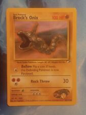 LP Pokémon Brock's Onix (69/133) Gimnasio Heroes segunda mano  Embacar hacia Argentina
