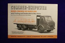 Commer unipower chassis for sale  WEST MOLESEY