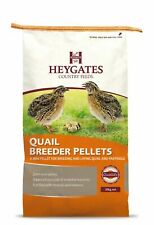 Used, Heygates Quail & Partridge Layers / Breeder Pellets Feed 20kg 2mm Micro Pellet for sale  LICHFIELD
