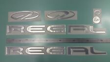 Regal boat Emblems 28" chrome + FREE FAST delivery DHL express - Stickers Set for sale  Shipping to South Africa