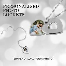 Photo locket heart for sale  CALDICOT