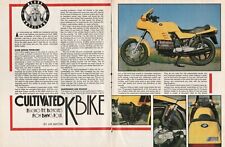 Cultivated K Bike 1986 - mejora BMW Fours - artículo de motocicleta vintage de 5 páginas segunda mano  Embacar hacia Argentina