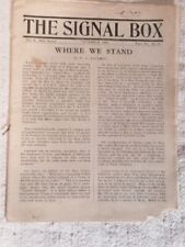 Signal box magazine for sale  LEWES