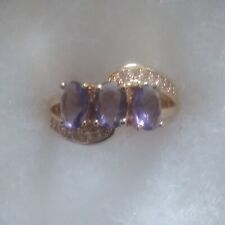 Three stone amethyst for sale  ST. ANDREWS