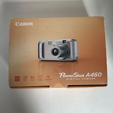 Accesorios para cámara digital Canon PowerShot A460 5,0 MP y caja sin SD probado para automóvil segunda mano  Embacar hacia Argentina