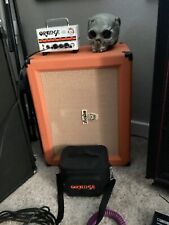 Gabinete de cabeça amplificador de guitarra laranja micro cabeça terror 20 watts tubo 12” cabine laranja comprar usado  Enviando para Brazil