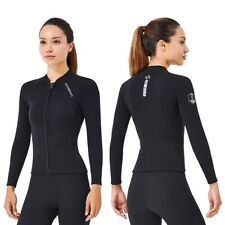 2MM neoprene diving jacket Women wetsuit long sleeve snorkeling coat surfing New for sale  Shipping to South Africa
